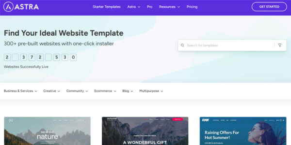 Astra Premium Starter Templates